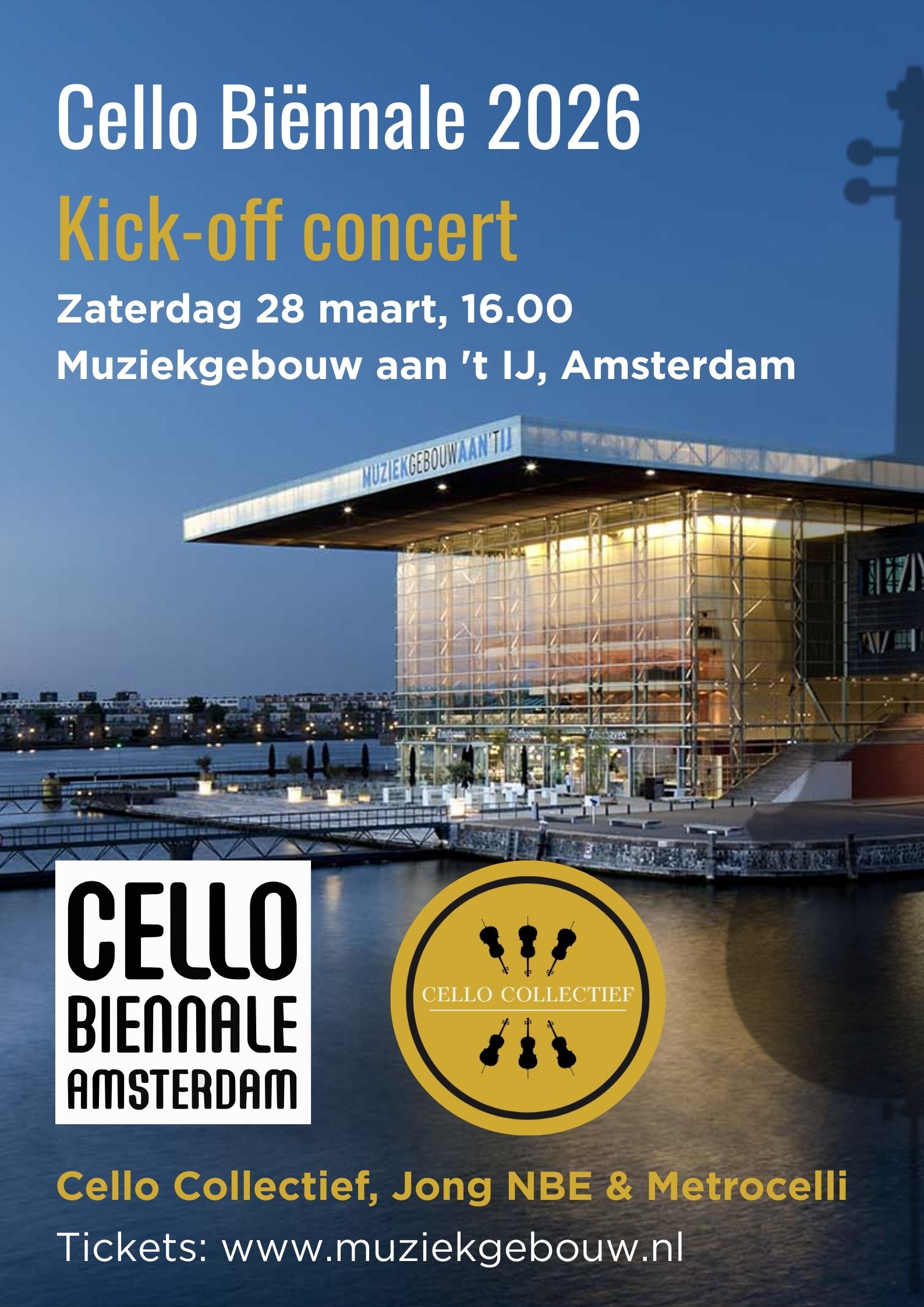 Cello Collectief poster winter concert